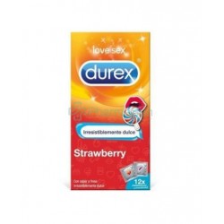 DUREX杜蕾斯避孕套/安全套/保险套-性爱草莓味 12个