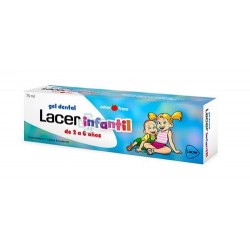 Lacer儿童牙膏-草莓味 75ml 2-6岁