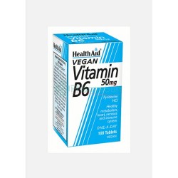 HEALTH AID Vitamina B6 50mg...