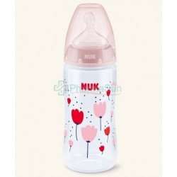Nuk First Choice粉色硅胶奶瓶300ml...