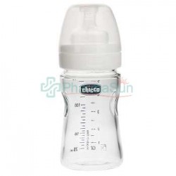 Chicco硅胶玻璃奶瓶150ml +0个月