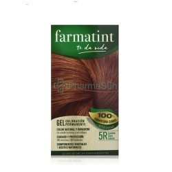 Farmatint天然染发剂 色号5R-浅栗红铜
