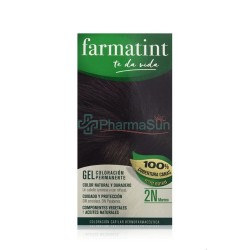 Farmatint天然染发剂色号2N 棕黑发