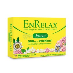EnRelax Forte压力舒缓缬草片 500mg 30片